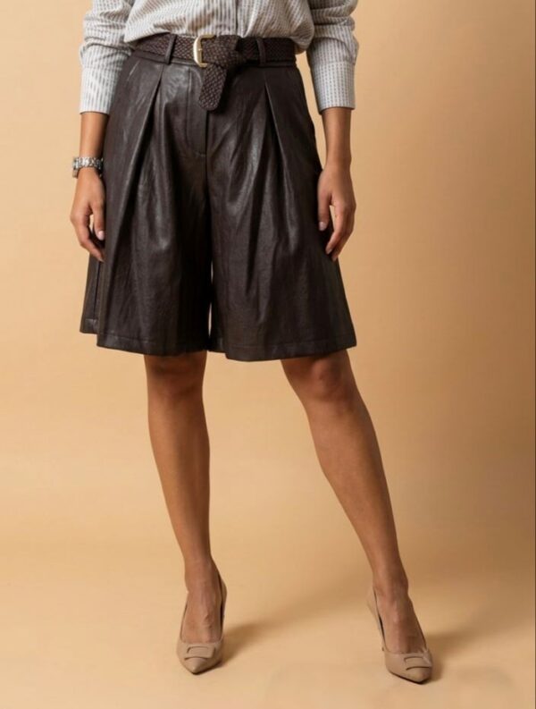 Knox Leather Bermuda